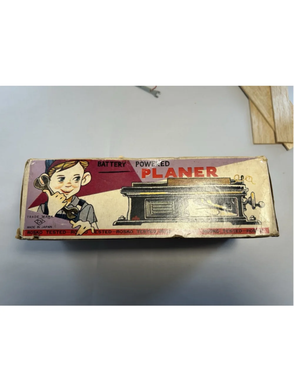 Rosko Battery Operated Planer - VTG - Unique Rare Collectible - For parts Only